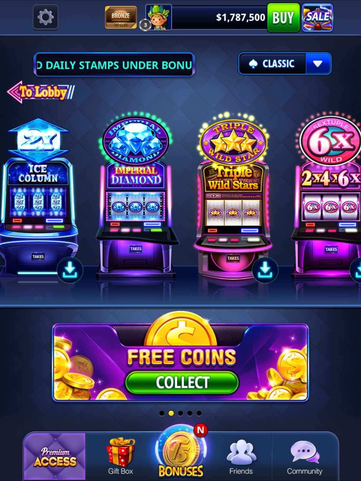 Winning Slots game